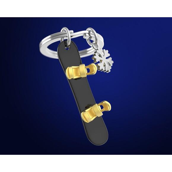 Metalmorphose Snowboard Keychain in Gift Box - Picture 2 of 4